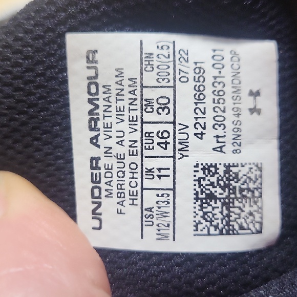 Under Armour Team Curry 9 Flow, Black White Unisex Basketball Shoes - Picture 6 of 6